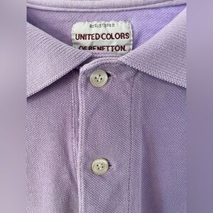 UNITED COLORS OF BENETTON LILAC POLO XL